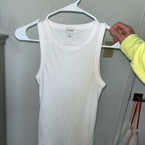 J. Crew Classic White Sleeveless Top